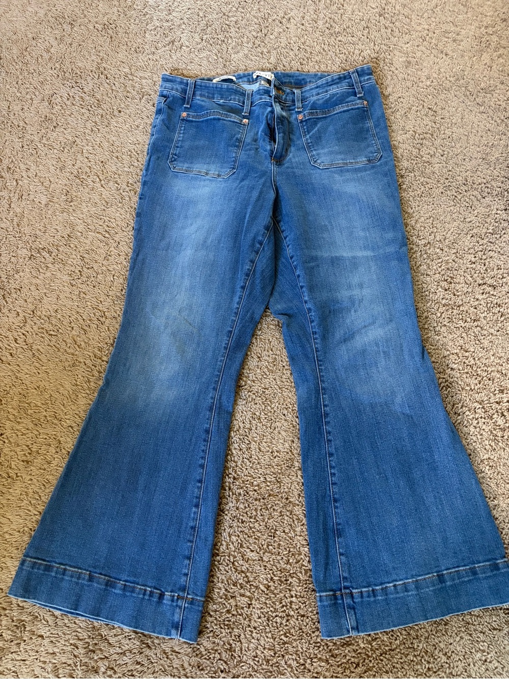Ava & Viv Medium Blue Flare Jeans